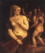  Titian Venus with a Mirror Spain oil painting artist